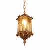 Vintage Ceiling Light Outdoor Pendant Lamp Lantern Yard Hanging Light