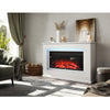 34 Inch Electric Fireplace 7 Color LED Light Surround Suite Fire Heater + Remote