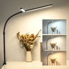 LED Double Head Desk Lamp 24W Foldable Reading Desk Light Dimmable Eye Careing