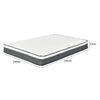 Queen Size Box-spring Mattress 23cm High Density Foam Mattress Medium Firm
