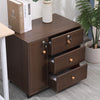 3/5 Drawer Mobile Filing Cabinets Printer Stand Pedestal Lockable Office Cabinet