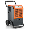 63L Portable Commercial Grade Dehumidifier Industrial Dehumidifier w/ Wheels