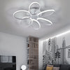 Square/Ring LED Ceiling Lamp Cool White Light Chandelier Fixture Bedroom Living