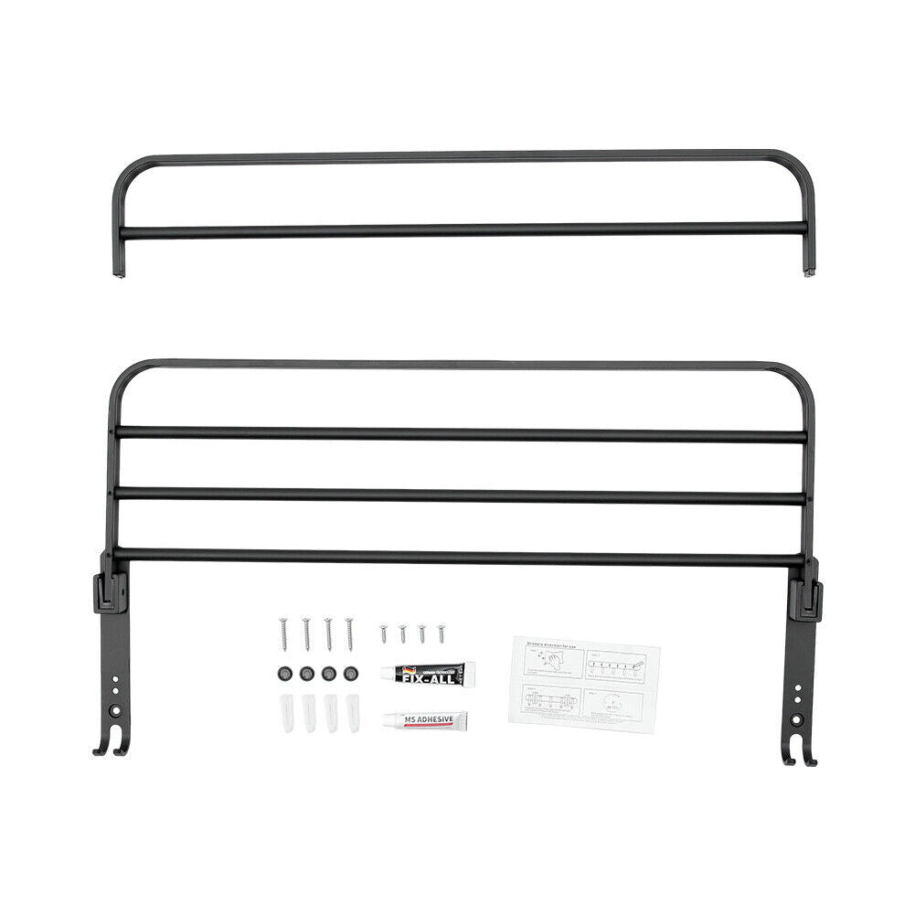 2/3 Tier Aluminum Basket Shower Rack Bathroom Storage Shelf Towel Rail Holder