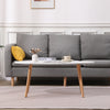Simple Coffee Table White Sofa Side Table End Table for Living Room Modern