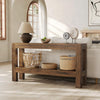 63-Inch Narrow Long Console Table for Living Room, Farmhouse Wood Entryway Table