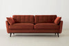 Swyft Model 10 3 Seater Sofa - Brick Velvet RRP £1699