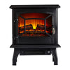 NEW Electric Fireplace Heater Black Stove w/ LED Flame Effect Freestanding