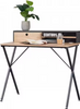Compact Computer Desk for Small Spaces 90cm Home Office Workstation with Shelves