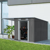 Extra Large Bike Store Garden Shed Metal Steel Open Bicycle Storage Tools Awning