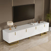 Modern TV Stand 160cm 4-Door TV Unit Cabinet Storage Living Room Furniture White
