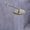 Bathroom Brass Rainfall Shower Mixer Set Shower Valve Bath Taps Faucet Kit