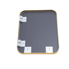 Large Retangle Wall Mounted Bathroom Toilet Mirrors Gold Metal Frame HD Glass UK