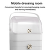 XLarge Cosmetic Skincare Organiser Tabletop Make-Up Storage Case 2 Drawers Box