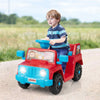 Kids Jeep 6V Battery Powered Car Electric Ride on Car Toy with Sound-Red