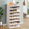 Shoe Cabinet Rack Storage Cupboard Footwear Desktop Stand Wooden Hallway Shelves