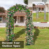 218x119x44CM Steel Garden Arch for Wedding & Climbing Plants with Stakes