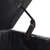 Velvet Padded Ottoman Bed End Bench Storage Armrest Stool Hallway Window Seat UK