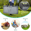 Portable Aluminum Kitchen Cook Station w/ Zipper Bag-Grey
