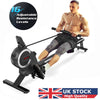 LCD Magnetic Rowing Machine for Home Use Rower Gym 16 Adjustable Resistance UK