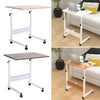 Adjustable Movable Over Bed Tray Bedside Laptop Computer Desk Table Trolley Sofa