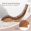 Outdoor Acacia Wood Rocking Chair Porch Rocker Patio Rocking Sun Lounger