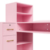 Professional Manicure Table Salon Nail Station Beauty Desk with Nailpolish Shelf