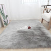Large Shaggy Rug Fluffy Rugs Anti-Slip Living Room Bedroom Grey Carpet Floor Mat