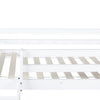 3FT Bunk Bed High Sleeper Solid Wood Bed Frame Slats Ladder Children Kids Single