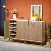 5-Tier Shoe Cabinet with Doors, 20 Pairs Shoe Storage Cabinet for Entryway