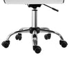 Armless Mid-Back Adjustable Office Chair with 360 Swivel White