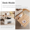 LIFT TOP COFFEE TABLE WITH 2 DRAWERS STORAGE UND TEA TABLE DESK FOR LIVING ROOM