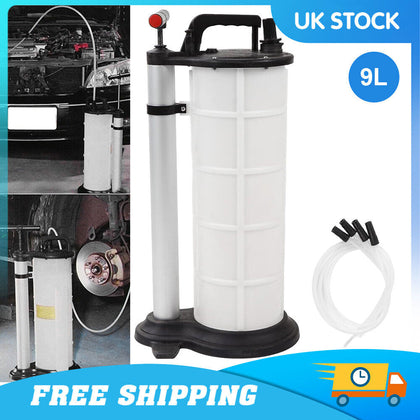 9L Engine Oil Brake Fluid Extractor Removal Transfer Vacuum Suction Hand Pump UK