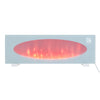 Electric Fireplace Freestanding/Wall Inset Into Fire 7 LED Colour Heater +Remote