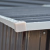 Galvanized Steel Garden Metal 6 x 4ft 2 Sheds Outdoor Storage Ventilation W Base