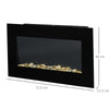 1000W/2000W Electric Wall Fireplace LED Flame Effect Timer Remote Heater
