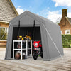 Outdoor Storage Shelter Shed 7x12 FT Waterproof Carport Bike Canopy Garage Tent