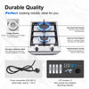 SNDOAS Gas Hob 2 Burners, NG/LPG Convertible, Built-in 30cm Stainless Steel