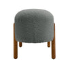 Modern Ottoman Bench Fabric Padded Footrest Entry Hallway Shoe Bench Window Seat