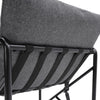 Padded Armchair Leisure Chair with Metal Frame for Living Room Bedroom Office