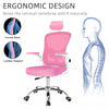 High Back Mesh Office Chair Ergonomic Desk Chair W/Headrest Adjustable Armrests