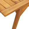 Garden Dining Set 3 Piece Outdoor Table and Chair Solid Wood Acacia