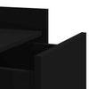 Bedside Cabinet Black 45x50x65 cm Engineered WoodNew