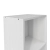 White Storage Cube 2-5 Shelf Bookcase Wooden Display Unit Organiser Furniture