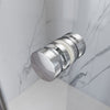 Bi Fold Shower Enclosure Door With Magnetic Stripes Wet Room Glass Cubicle