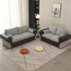 Upholstered Fabric 2 3 Seater Sofa Suite Couch Settee Set Padded Seat Furniture