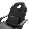 Massage Table Tattoo Chair Adjustable Back Angle Removable Armrests Face Hole