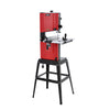Steel Bench Top Bandsaw 245mm Woodwork Band Saw Tilted Cutting Table Garage 370W