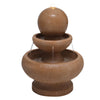Garden Solar/Electric Water Feature LED Fountain Out/Indoor Resin Ornament Light