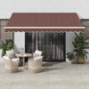 Automatic Retractable Awning Brown 400x300 N1A6
